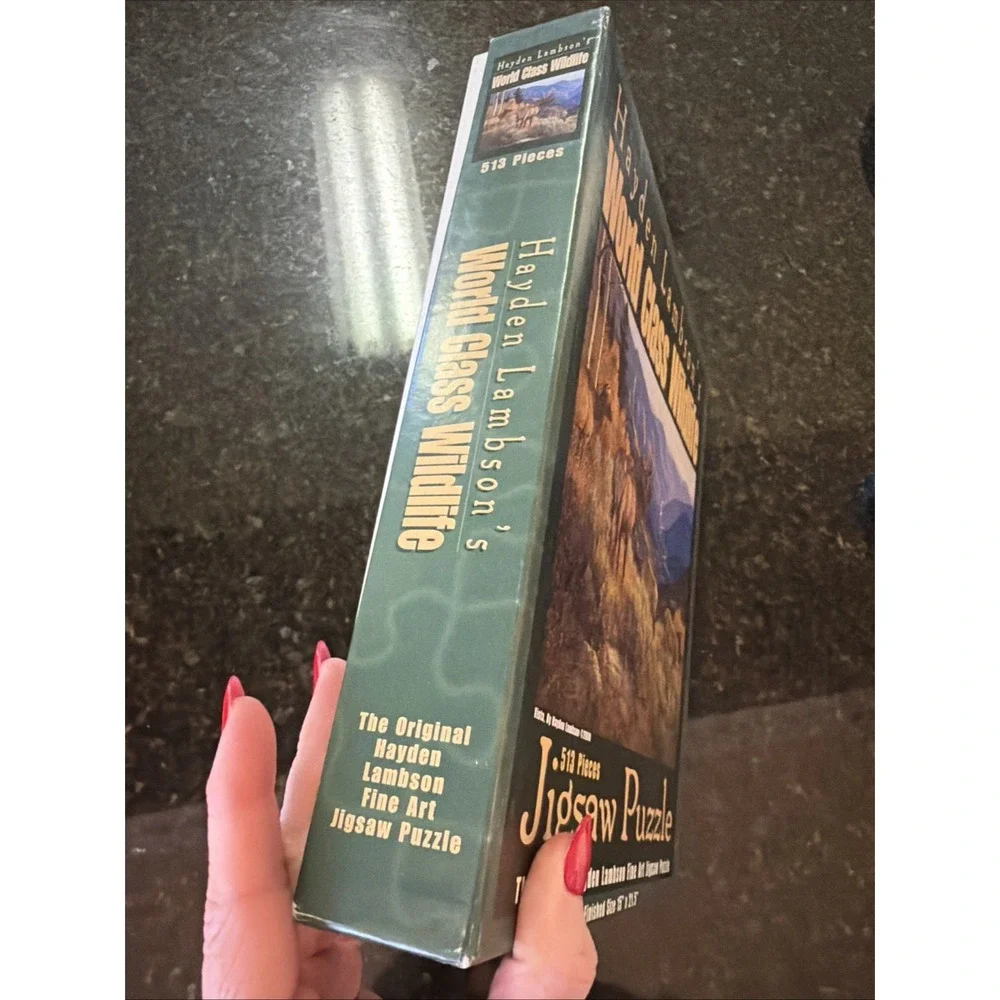 New Sealed Hayden Lambson's World Class Wildlife 513 Pieces Puzzle 15